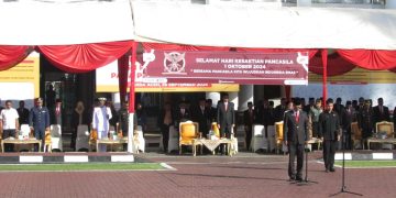 Wujud Sinergitas Dengan Forkopimda Provinsi Aceh, Danlanal Sabang ikuti Upacara Memperingati Hari Kesaktian Pancasila Tahun 2024 di Kantor Gubernur Provinsi Aceh