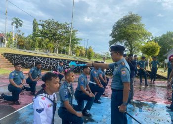 14 Prajurit Lanal Dabo Singkep Resmi Naik Pangkat