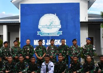 Prajurit Lanal Sabang Naik Pangkat, Danlanal Terima Laporan Sekaligus Syukuran