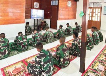 Lanal Simeulue Laksanakan Doa Bersama Dalam Rangka HUT TNI Ke-79