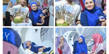 Aqekah Putra Pertama Hj. Kartika Oman Yang Bernama Afnan Syabil S