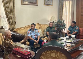 Anjangsana Pati TNI Kepada Jenderal TNI (Purn) Try Sutrisno