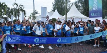 Danlanal Bintan Turut Serta Dalam Acara Mandiri Bintan Marathon Edisi 3 Tahun 2024