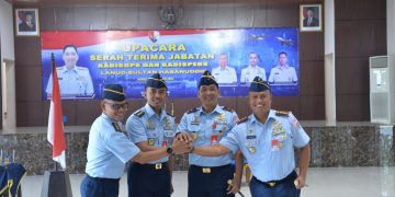 Danlanud Sultan Hasanuddin Pimpin Sertijab Kadisops dan Kadispers