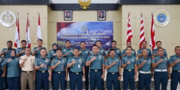 Bina Personel, Pangkalan TNI AL Dumai Ikuti Sosialisasi dan Bimtek dari Tim Staf Personel Mabesal