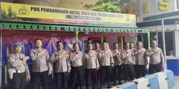 Kapolsek Cempaka Putih Pengecekan Ke Pos Pam Natal Dan Tahun Baru