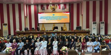 Danlanal Bintan Hadiri Rapat Paripurna DPRD Kabupaten Bintan