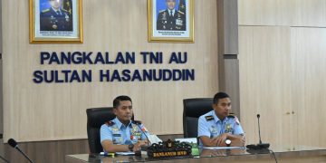 Danlanud Sultan Hasanuddin Ikuti Vicon Rakor Aset BMN TNI AU Tahun 2025
