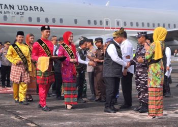 Dukung Kesiapsiagaan Hadapi Bencana Karhutla, Danlanal Beserta Prajurit Lanal Dumai Hadiri Apel Kesiapsiagaan Karhutla Nasional