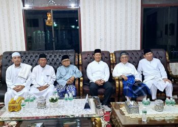 Wujudkan Silaturahmi dan Kebersamaan, Danlanal Dumai Hadiri Halal Bihalal dan Majelis Dzikir Lembaga Adat Melayu Riau