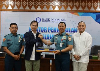 Sinergi Jaga Stabilitas Perekonomian dan Penyebaran Rupiah di Daerah Terpencil dan Pulau Terluar, Danlanal Dumai Laksanakan Kunjungan ke Kantor Bank Indonesia Riau