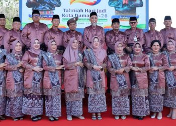 Wujud Sinergi dan Dukungan Bagi Kota Dumai, Danlanal Dumai Hadiri Upacara Hari Jadi Ke-26 Kota Dumai