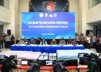 Jaringan Judi Online Bertaraf Internasional Dibongkar, Polisi Amankan Rp75 Miliar