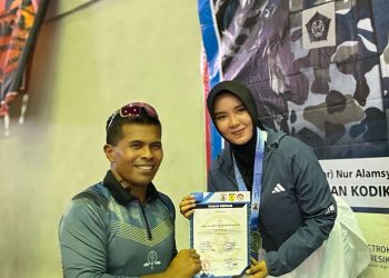 Prajurit Kowal Lantamal I Berhasil Borong Tiga Medali Pada Kejurnas Karate Piala Dankodiklatal