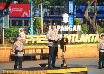 Wakapolda Metro Jaya Pimpin Apel Pengecekan Personel Dan Sarpras Ditsamapta