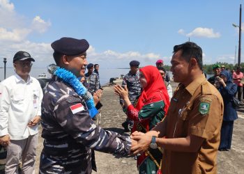 Mengawal Rupiah, Menjaga Negeri, Tim Expedisi Rupiah Berdaulat Bersama Lanal Dumai Mengabdi Diujung Negeri