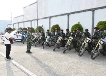 Antisipasi Terjadinya Tawuran Antar Masyarakat di Lingkungan Mako Lantamal I, Tim F1QR Lantamal I Laksanakan Patroli Secara Intensif