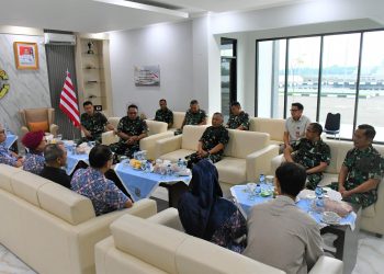 Tingkatkan Sinergitas Bidang Kemaritiman, Komandan Lantamal I Terima Courtesy Call Direksi dan Komisaris Belawan New Container Terminal