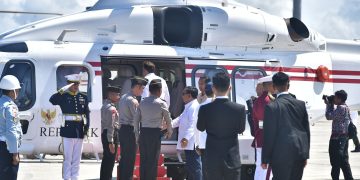 Helikopter AW 189 Polri Melaksanakan Pelayanan Penerbangan Kepresidenan untuk Presiden RI dan Presiden Perancis dengan Sukses
