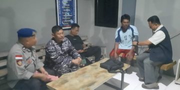 Lanal Bintan Bantu Temukan ABK KM Jokowi Jatuh di Perairan Berakit