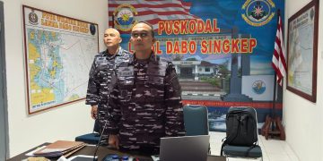 Dukung Program Pemberantasan Narkoba, Danlanal Dabo Singkep Ikuti Acara Pemusnahan Barang Bukti 2 Ton Sabu