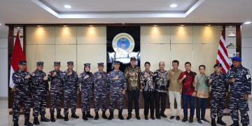 Komandan Lanal Dumai Sambut Hangat Kunjungan Wakil Bupati Kepulauan Meranti