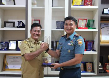 Komandan Lanal Nias Laksanakan Kunjungan Kerja Ke Bupati Nias Selatan