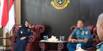 Danlantamal IX Ambon Terima Kunjungan Audiensi Kakanwil Bea dan Cukai Maluku