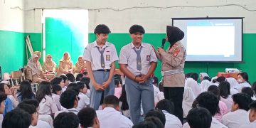 Sosialisasi Keselamatan Siswa-Siswi SMA Cinderamta Bersama Satlantas Unit Kamsel Polres Metro Bekasi Kota