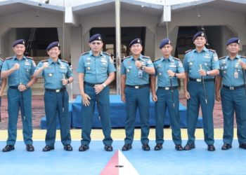 Komandan Lanal Bandung Hadiri Apel Khusus Danlantamal III Jakarta