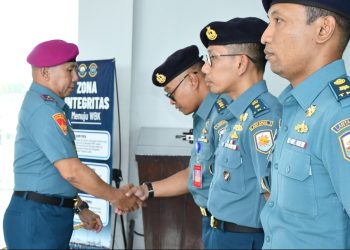 Danlantamal I Pimpin Sertijab Kepala Akuntansi dan Pengukuhan Jabatan Kadisbek Lantamal I