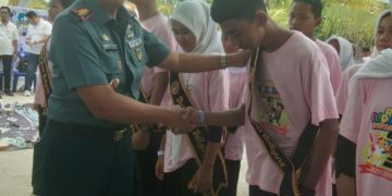 Danlanal Bintan Dampingi Bupati Bintan Hadiri Peringatan Hari Anak Nasional Ke-41