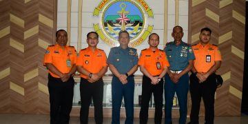 Komandan Lanal Bandung Terima Kunjungan Audiensi Kepala Kantor SAR Bandung