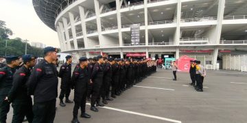 Brimob Polda Metro Jaya Sterilisasi Jelang Konser Dewa 19 ft. All Stars 2.0 di GBK