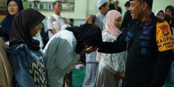 Brimob Polda Metro Jaya Tebar Kepedulian Lewat Santunan Anak Yatim dalam Peringatan Maulid Nabi Muhammad SAW 1447 H