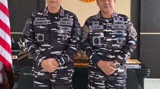 Dankodaeral IX Ambon Terima Courtesy Call Danguskamla Koarmada III di Mako Kodaeral IX Ambon