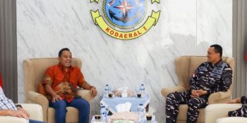 Komandan Kodaeral I Terima Audiensi Senior Manager PT. PLN Nusantara Power UP. Belawan