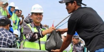 Karya Bakti Teritorial Prima, Lanal Bengkulu dan Bank Indonesia Bengkulu Bersatu Untuk Kesejahteraan Masyarakat Pesisir Bengkulu