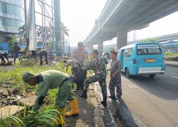 Wujud Sinergitas TNI-POLRI dalam Menjaga Keamanan dan Lingkungan di Jakasampurna