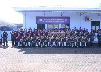 Laksanakan Binpomau, Danpuspomau Tinjau Kesiapan Satpom Lanud Sultan Hasanuddin