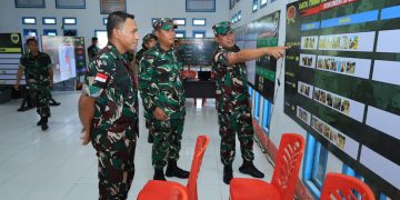 Tim Wasev TMMD ke-126 Tinjau Langsung Progres Pembangunan di Oba Selatan