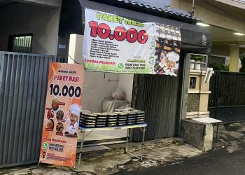 Seorang Jurnalis di Jakarta Barat Buka Usaha Paket Makanan Murah Rp.10.000