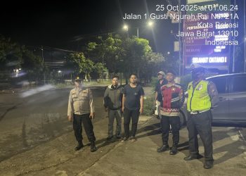 Polsek Bekasi Barat Gencarkan Patroli, Wujudkan Situasi Aman dan Kondusif