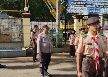 Polsek Metro Penjaringan Gelar Pembinaan Saka Bhayangkara, Tanamkan Disiplin dan Pengetahuan Kepolisian