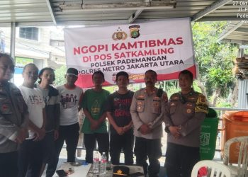 Polsek Pademangan Gelar Ngopi Kamtibmas, Perkuat Sinergi Polisi dan Warga dalam Jaga Jakarta