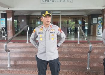 Polsek Pademangan Gelar Apel Pengamanan Rakorbin SDM dan PNS Polri di Ancol