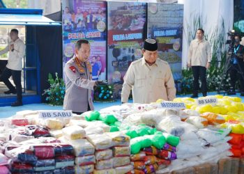 Presiden Pimpin Pemusnahan 214,84 Ton Narkoba oleh Polri, Kapolri: Tindak Lanjut Asta Cita
