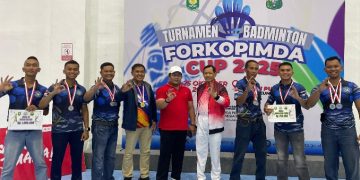 Tim PB Lanal Sabang Raih Prestasi Gemilang Pada Turnamen Badminton Forkopimda Cup 2025