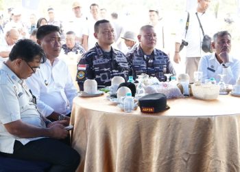 Wujudkan Program Ketahanan Pangan, Kodaeral I Laksanakan Panen Ikan Air Tawar dan Ikuti Vicon Panen Ketahanan Pangan TNI AL