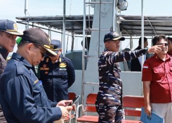 Wujudkan Laut Aman dan Tertib, Lanal Dumai Bersinergi Dukung Patroli Gabungan Tim PORA 2025